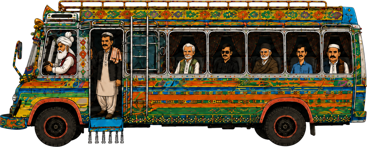 Quetta bus illustration